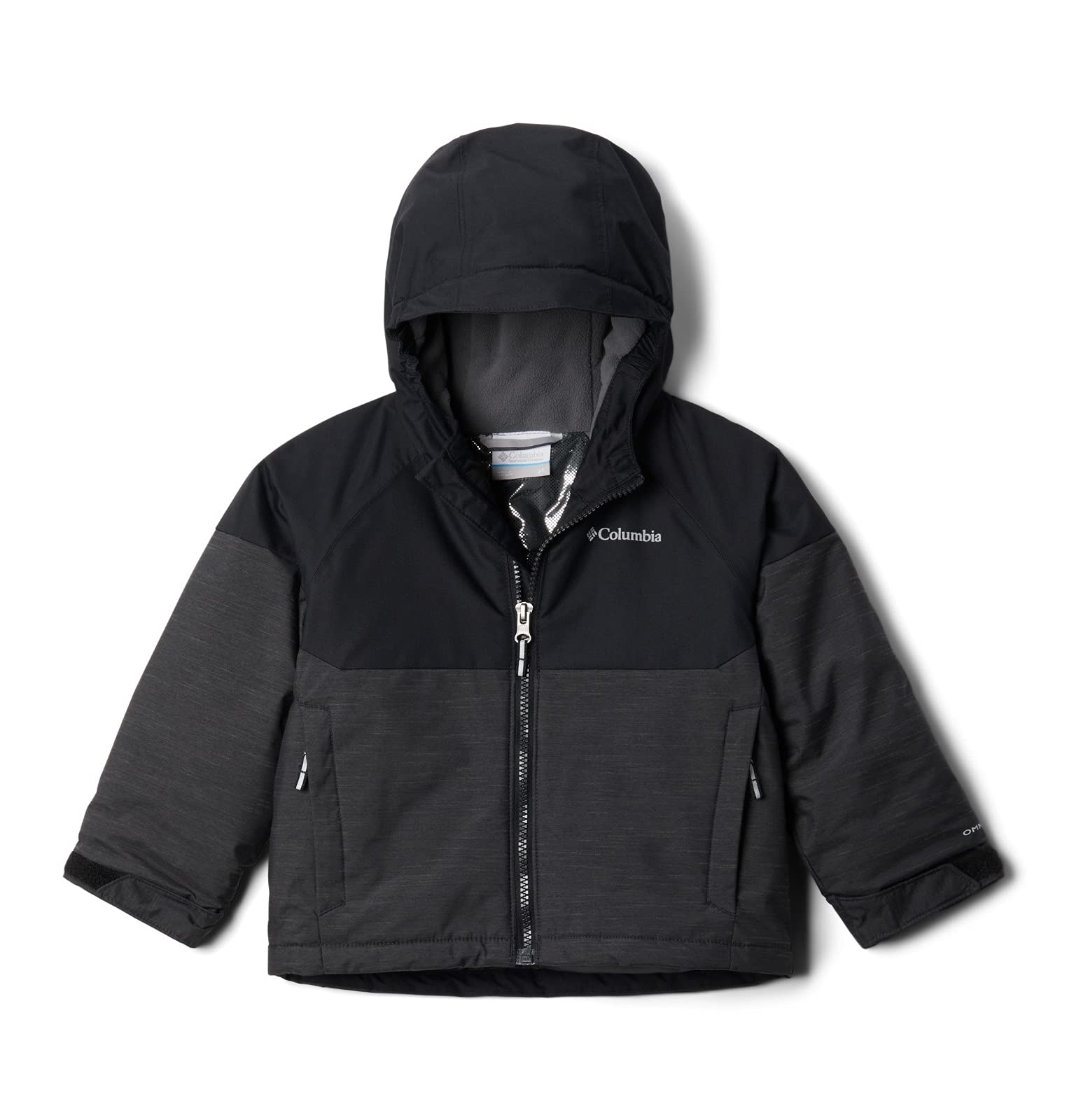 Columbia Boys Alpine Action Ii Jacket, Black Heather, Black, Large on