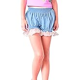 KISSOURBABY Girls Shorts Lolita Bloomers Maid Ruffle Pumpkin Pants