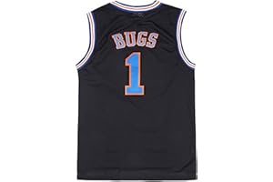 Ropus Mens Basketball Jersey 90S Moive Bugs #1 Space Shirt