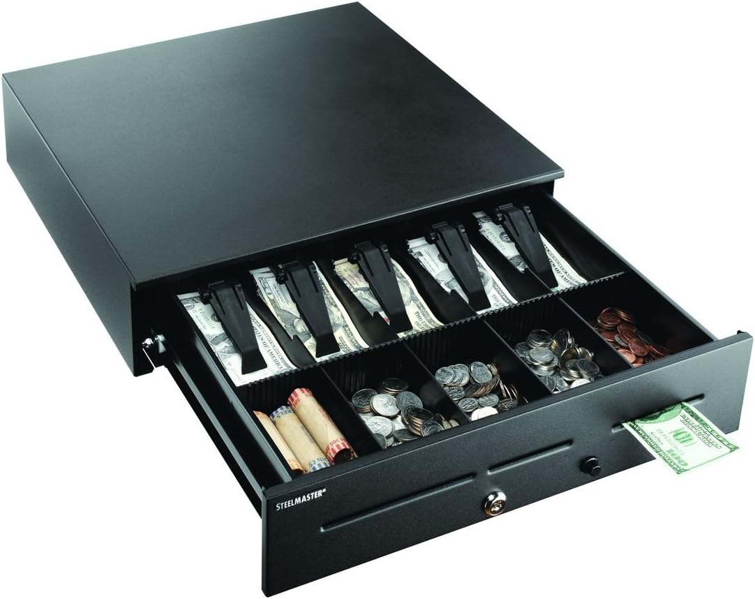 Steelmaster Cash Drawer, 1 Each (MMF2251060GT04) : Cash Register Trays : Office Products