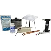 Basic Soldering Starter Kit w/ 16 Oz Pickle Pot Tweezers Micro Flame Torch Precious Metal Working Welding Jewelry Tool