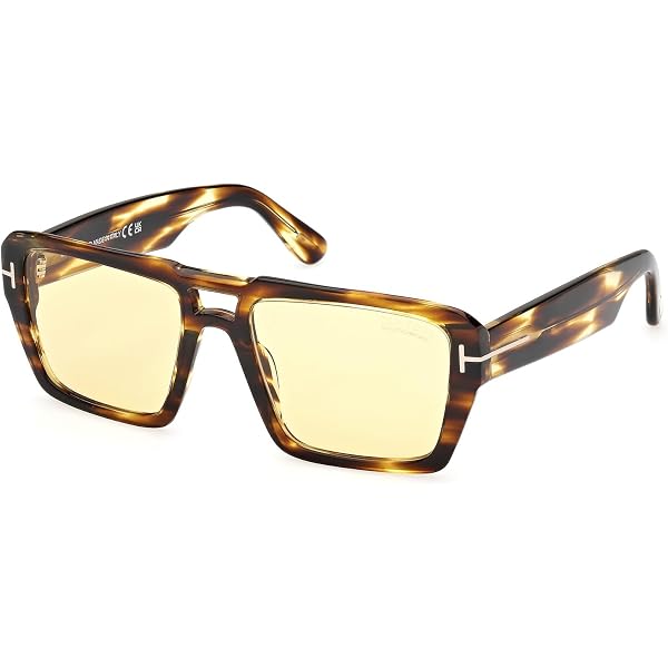 Amazon.com: Tom Ford Redford Orange Photochromatic Square Men's