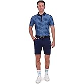Ben Sherman Men's Performance Golf Shirts– Stretch, Extra Soft Fabric, Moisture-Wicking, Odor Resistant, Marine, Small