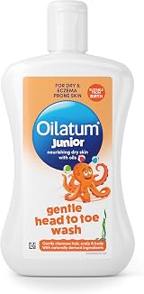 Oilatum Junior Gentle Head-to-Toe Wash 300ml; Fragrance & Soap Free view 1