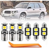 Red LED Dash Instrument Cluster Light Kit For Subaru Forester 1st Gen 1997-2002