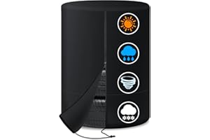 M COMNOVA OUTDOORS Comnova Tire Storage Cover - 600D Tire Cover for Trucks SUV Camper RV Trailer, Waterproof Heavy Duty Fade-Resistant Seasonal Spare Tire Storage Bags, Fits Tire Diameter 35 Inch Tire