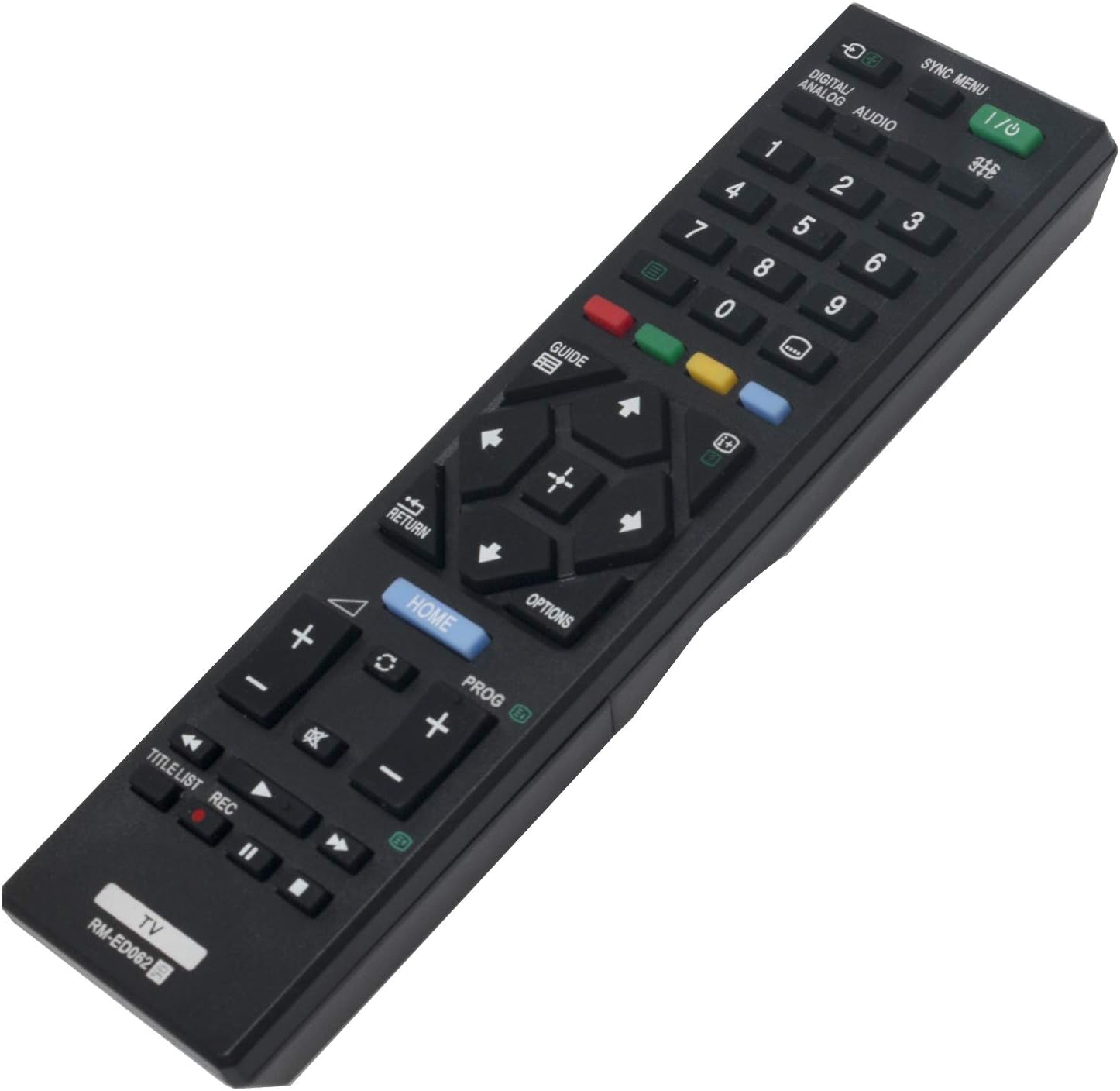 ALLIMITY RMED062 RM-ED062 Remote Control Replaced for Sony Bravia TV KDL-48R55XC KDL-48R555C KDL-40R553C KDL-40R550C KDL-40R450A KDL-40R353C KDL-32R433B KDL-32R430B KDL-32R400A KD-49XE7077 - Image 3