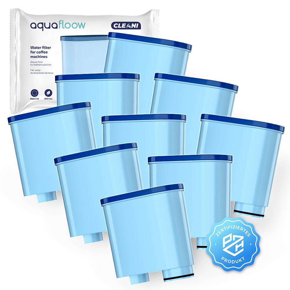 Aquafloow 9X Water Filter CLEANI for Saeco and Philips Coffee Machines | Compatible with Philips AquaClean CA6903/10 CA6903/22 CA6903 Limescale Filter, Filter Cartridge for Automatic Coffee Machines