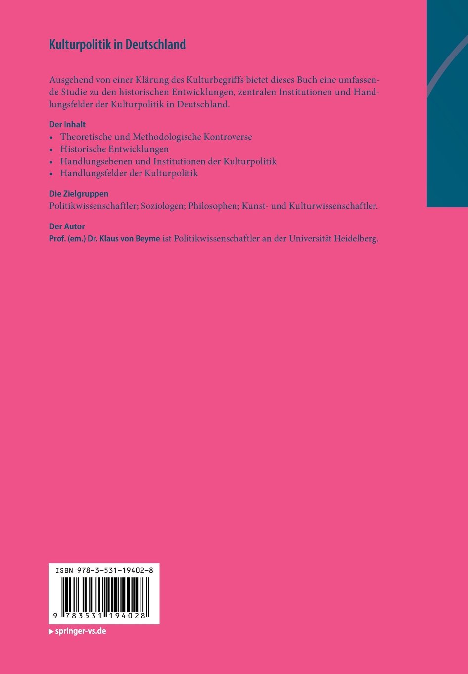 Die Politik der politischen Kultur