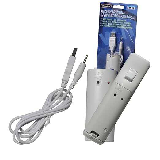 Wii Remote Controller Rechargeable Battery with USB