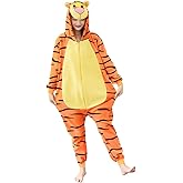 Joyxiamunicorns Unisex Adult Animal Onesie Pajamas Cosplay Costumes Halloween Christmas One-Piece Sleepwear for Women Men