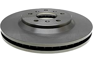 ACDelco Silver Non-Coated Front Brake Rotor 18A2322A | GM 19241841 Brake Rotors for Select Buick Lucerne, Chevrolet Impala, Chevy Impala Limited, Monte Carlo, and more