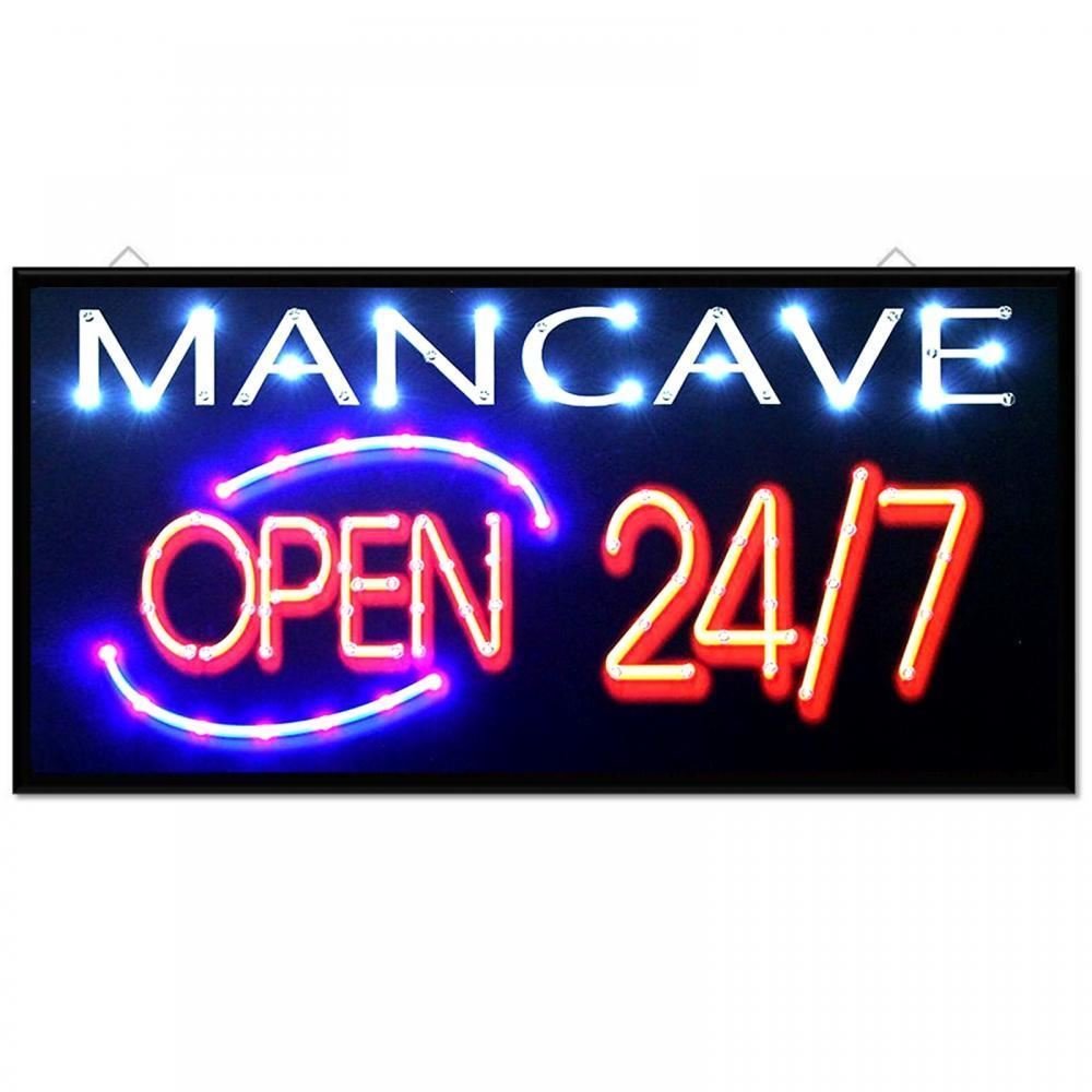 mancave LEDsign light bar display lamp neon style hang up electric wall UK NEW
