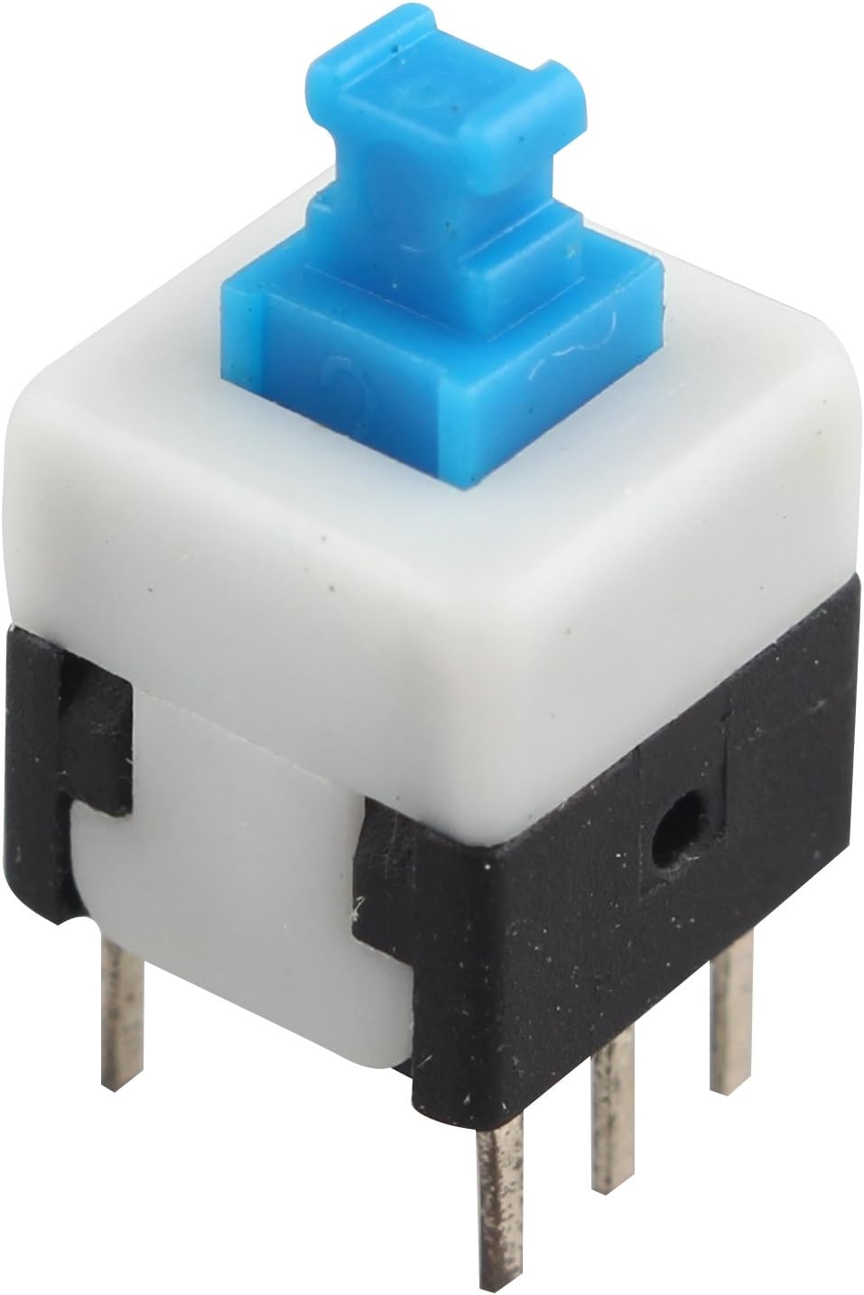 HALJIA 10pcs 6 Pin Self-locking Switch Push Button Switches DPDT 8 x 8mm, Blue - Image 5