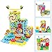 81 Pcs Interlocking Building Blocks and Gears Toy Set with Motorized Spinning Wheels Perfect Gift for Children Kids Puzzle Bricks Gear Wheels Build in Their Own Idea make More Fun