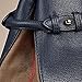 Tote Bag Handbag Authentic Burberry Medium Banner in Leather and House Check INK BLUE Item 39830391