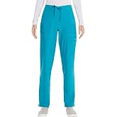 ScrubStar Women's Cargo Scrub Pants Drawstring Stretch 4 Pockets | Ultra-Soft, Mechanical Stretch Fabric, Flexible Movement, Drawstring Elastic Waist, Reinforced Stitching for Medical Shifts
