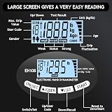 OSDUE Hand Dynamometer 265lbs Grip Strength Trainer Digital Meter LCD USB view 5
