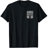 Naruto Shippuden Front and Back Anbu Tactical Squad Anime Tees T Shirts for Men and Women