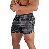 EVERWORTH Men's Athletic Shorts Gym Workout Short Shorts Casual Shorts Running Bodybuilding 5 Inch Inseam Shorts