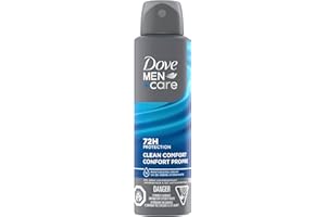 Dove Men+Care Antiperspirant Deodorant Dry Spray For Men 72-hour Sweat and Odour Protection Clean Comfort with Triple Defense