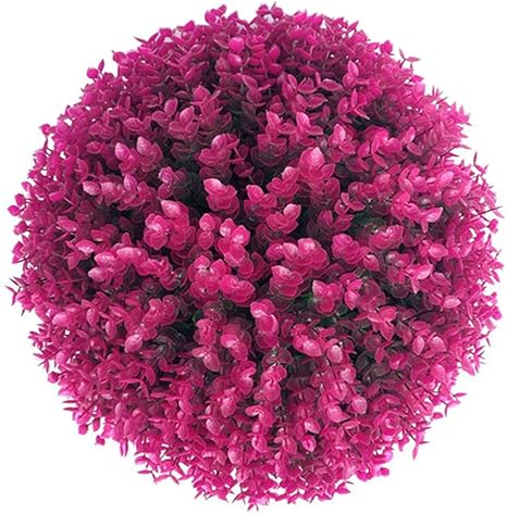 Bola de hierba de eucalipto artificial decorativa, adecuada para la