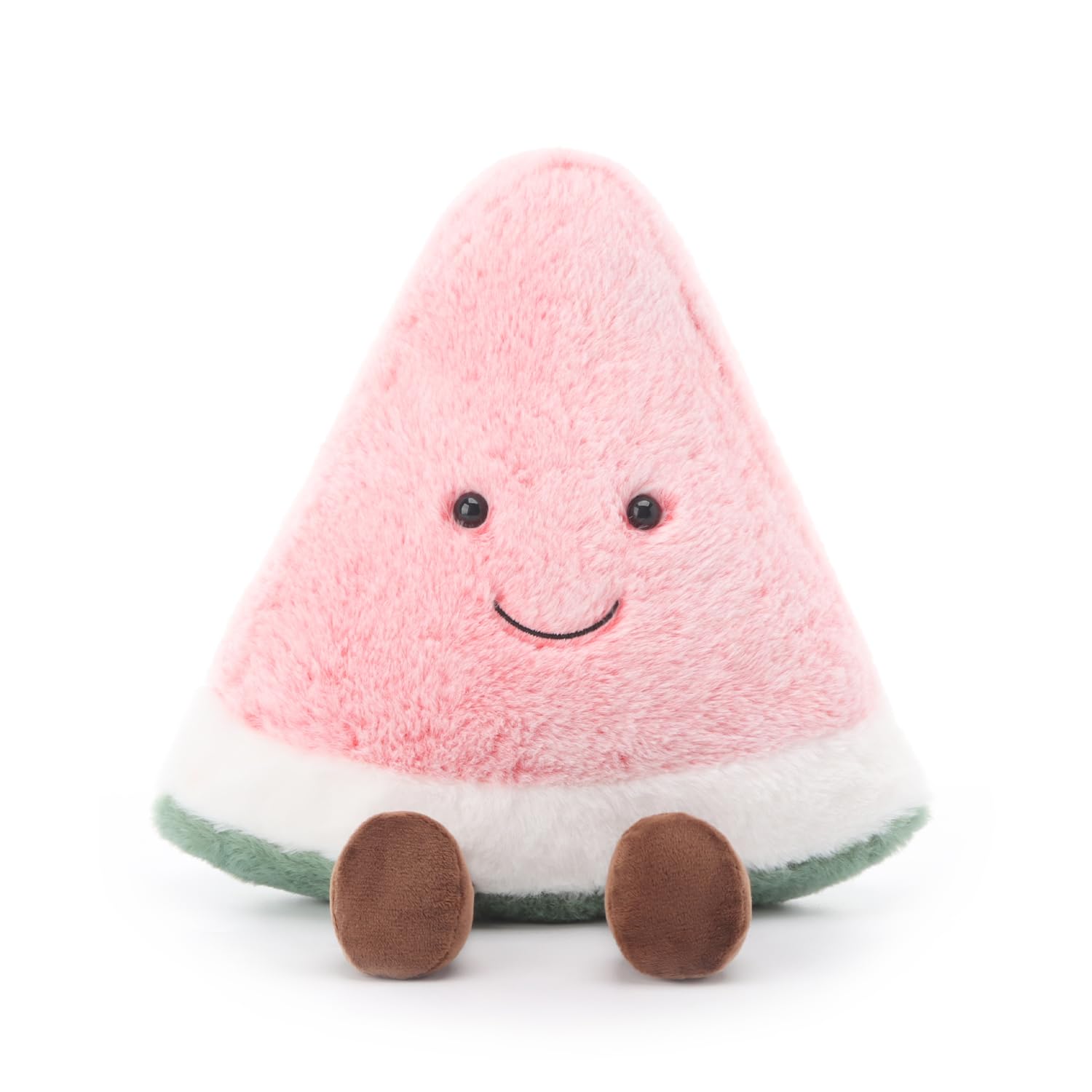 Apricot Lamb Fresh Watermelon Food Plushies Plushies Stuffed Animals for Baby Girl and Boy, Soft Cute Plush Toys for Kids, 10 Inches