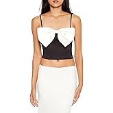 Forever 21 womens Contrast Bow Cropped Cami