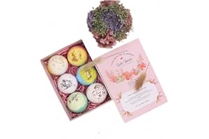Natural Bath Bombs Gift Set Contains Essential Oils Petals Suitable For Bubble & Spa Best Women Birthday Anniversaries Mother