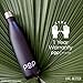 POP Design 25oz Bottle Lid, Leak Proof Double Wall Vacuum Insulated Cap, Stainless Steel, BPA Free, Fits 25oz Swell, Mira, Thermo Tank, and Kingso