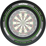 WINMAU Black and Green Advance Dart Board Surround Ring Durable Backboard Wall view 7