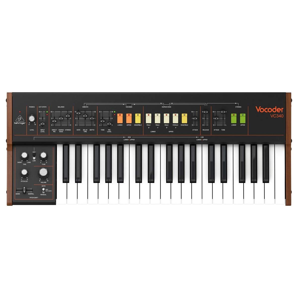 Behringer VOCODER VC340 Authentic Analog Vocoder for Human Voice and Strings Ensemble Sounds from the '80s