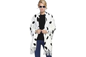 MERAHANS Women's Shawls and Wraps Dalmatian Print Comfortable Long Scarf Winter Warm Scarves