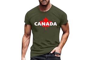 Canada Day Shirt Men Decorations Accessories Tshirts Funny Comfy Golf Polo Short Sleeve Summer Vintage Maple Leaf Graphic