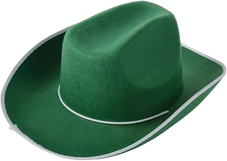 green cowboy hat
