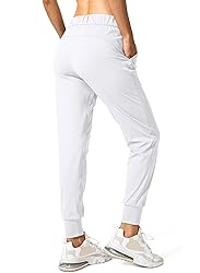 SANTINY Women's Joggers Pants Pockets Drawstring