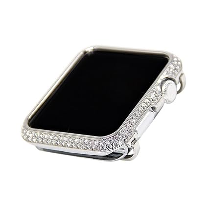 real diamond apple watch case