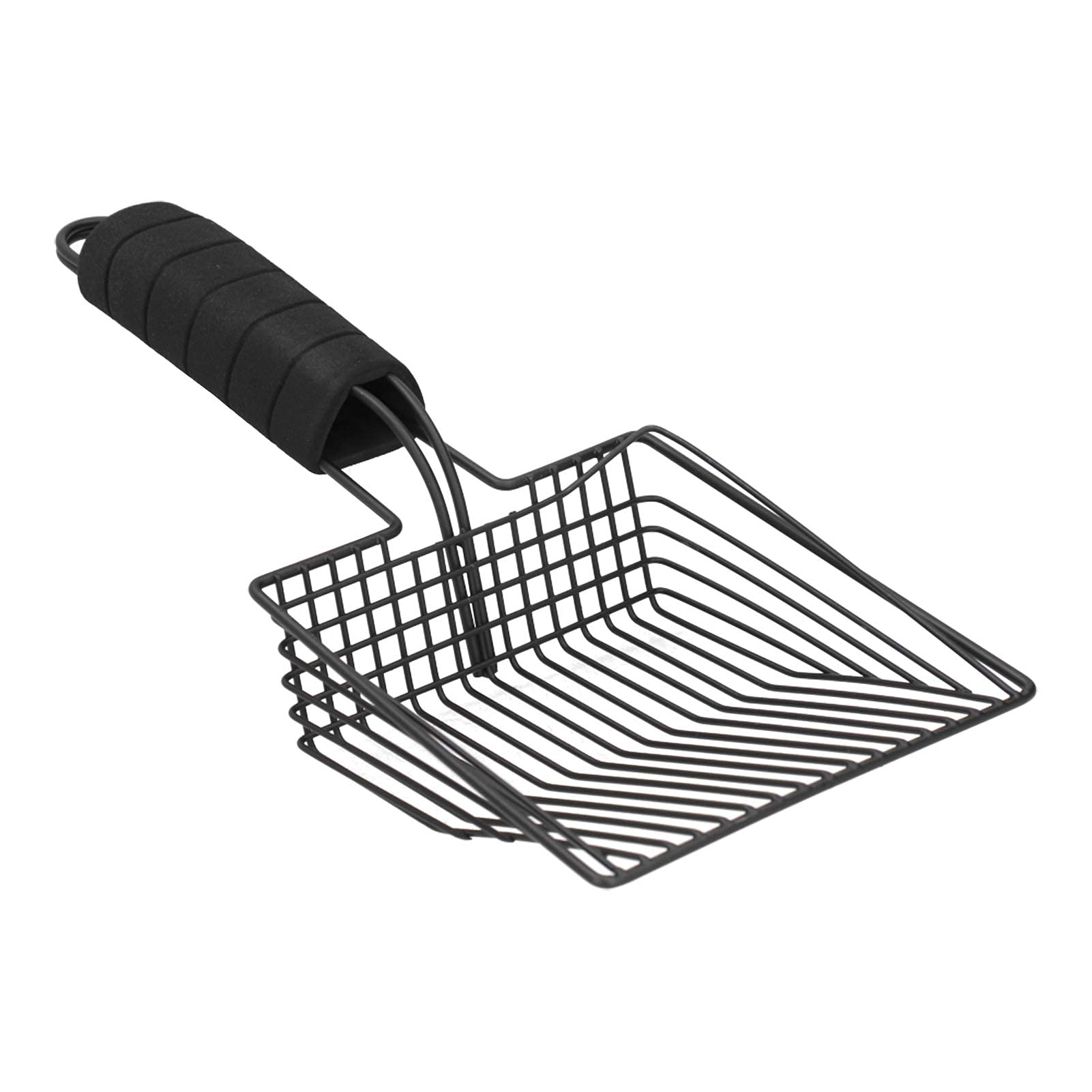 Cikonielf Cat Litter Scoop Metal And Iron Litter Scoop Sand Shovel Sieve Reusable Cat Cleaning Supplies (L)