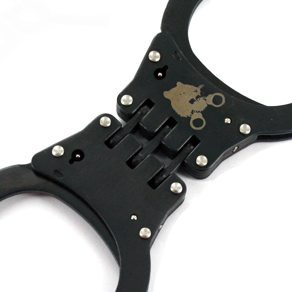 Ace Martial Arts Supply Heavy Duty Handcuffs and Keys (BlackHinge ACE