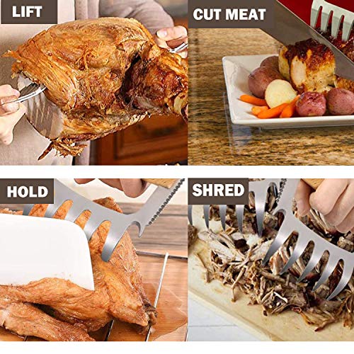 JHK Meat Claws, Bear Claws for shredding Meat Heat Resistant BBQ Bear Claws Shredding Pulled