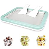 Rolled Ice Cream Maker, Instant Ice Cream Maker, Instant Gelato Pan/Roll, Homemade DIY for Fun Parent-Child Activities Famili