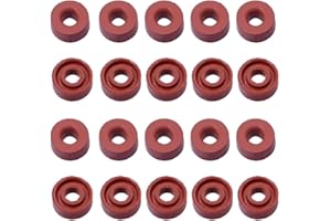 Anxingo Carburetor Float Valve Needle Seat for B&S 398188 281144 299096 394681 5HP 6HP Vertical 3.5HP 5HP Industrial Plus Eng