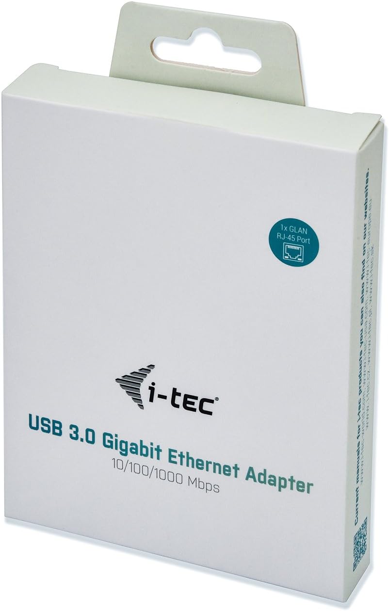 i-tec USB 3.0 Metal Gigabit Ethernet Adapter, 1x USB 3.0 to RJ-45, 10/100/1000 Mbps, LED - Image 5