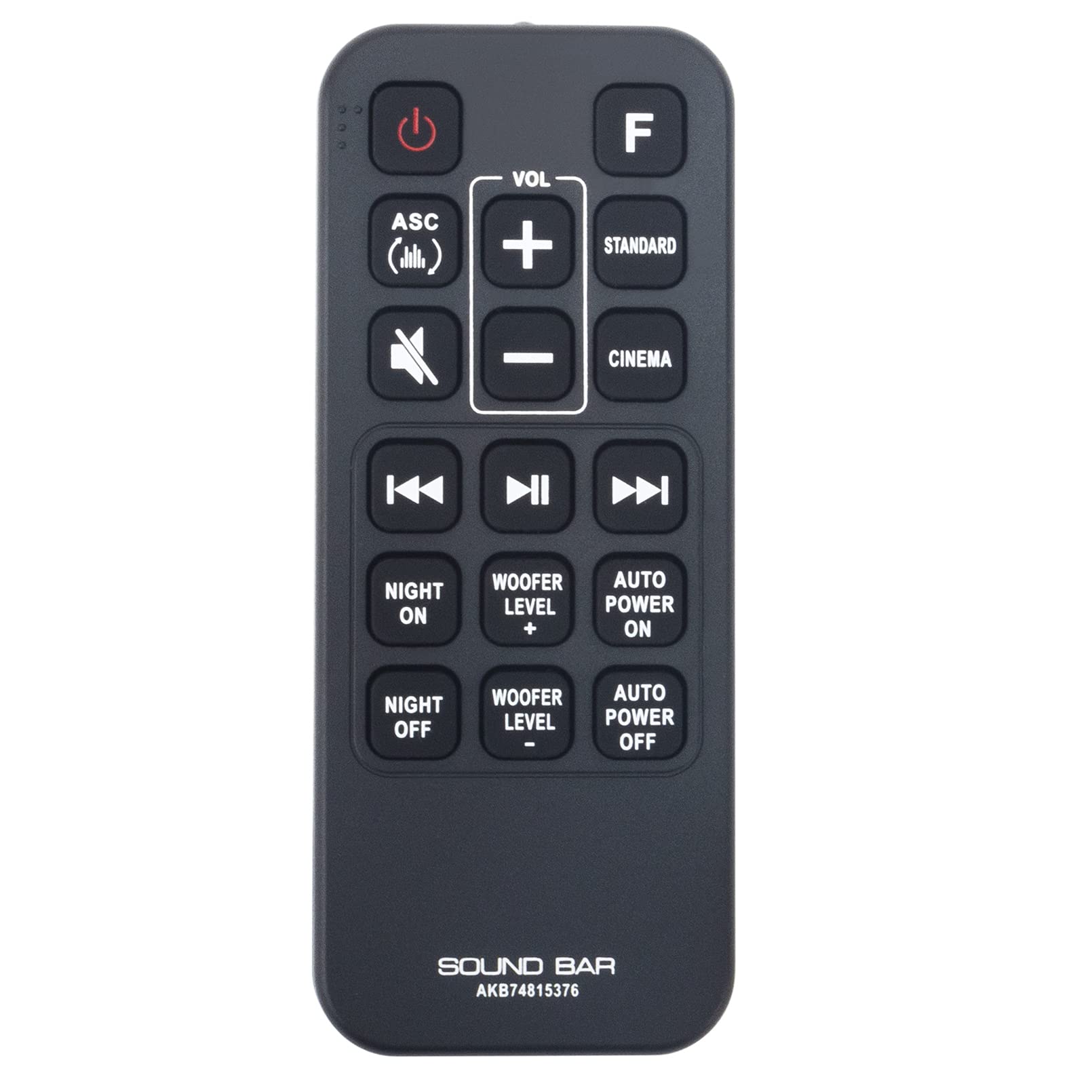 ALLIMITY AKB74815376 Remote Control Replace fit for LG Soundbar Speaker System SJ3 SJ-3 SJ4 SJ-4
