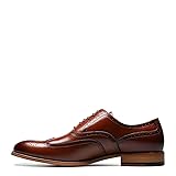 STACY ADAMS Men's, Dunbar Wingtip Oxford Cognac