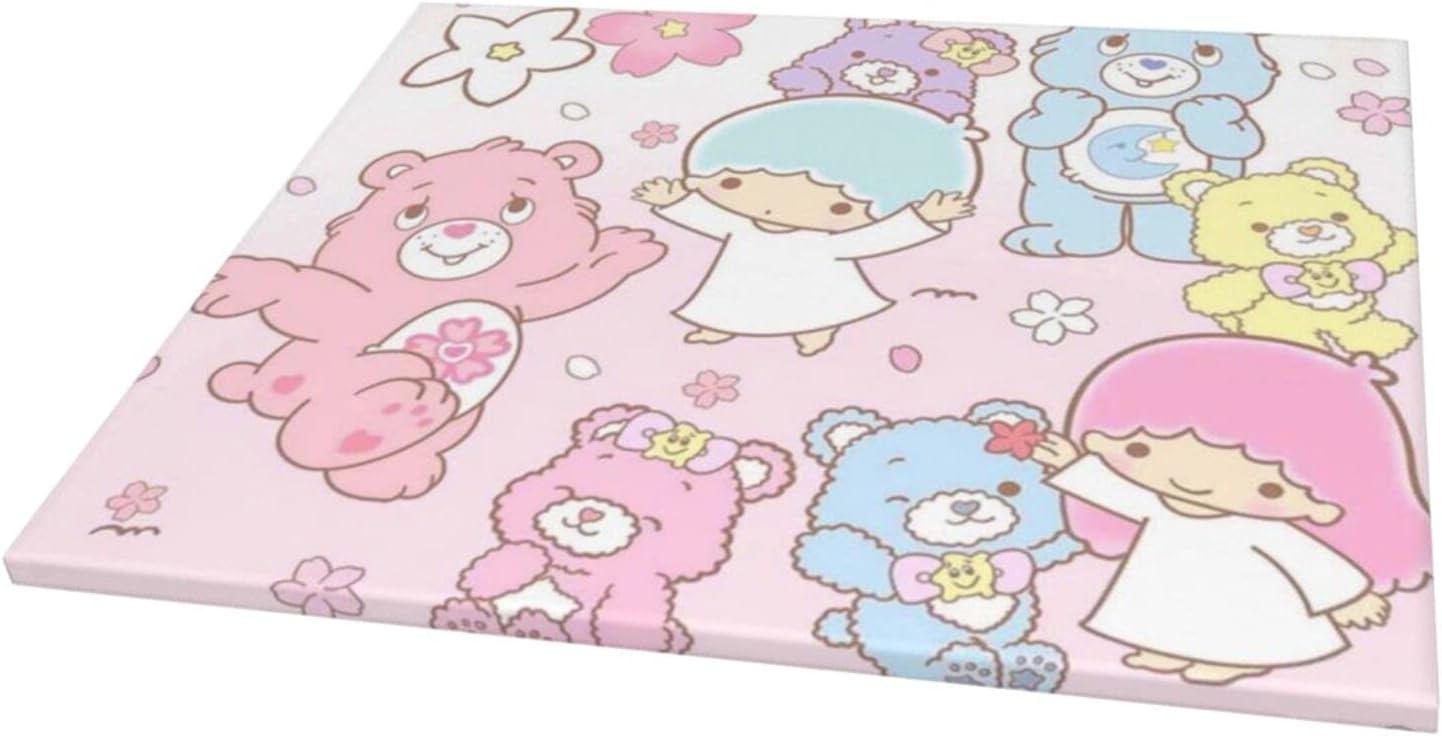 Amazon 最高の贈り物ケアベア2 フレームレス装飾画 キャンバスアートポスターリビングルームの 高級感 部屋飾り無毒無味 環境に優しい モダン 新築飾り 贈り物 置物 オブジェ オンライン通販