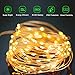 Homaz Solar String Lights 33ft 100 LEDs Fairy String Lights, Ambiance lighting for Patio, Lawn, Landscape, Home, Wedding, Christmas Party, Xmas Tree, Waterproof (Warm White)