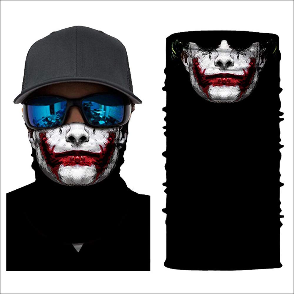 Winsale Face Bandanas Mask Scraf Magic Headwear Seamless Motorcycle Bandanas Multifunction Windproof Anti-UV Riding Neck Scarf Stretchy Headwrap Balaclava for Yoga Running Hiking Cycling