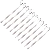 OdontoMed2011&reg; 10 Pieces Dental Mouth Mirror #5 with Handle Stainless Steel