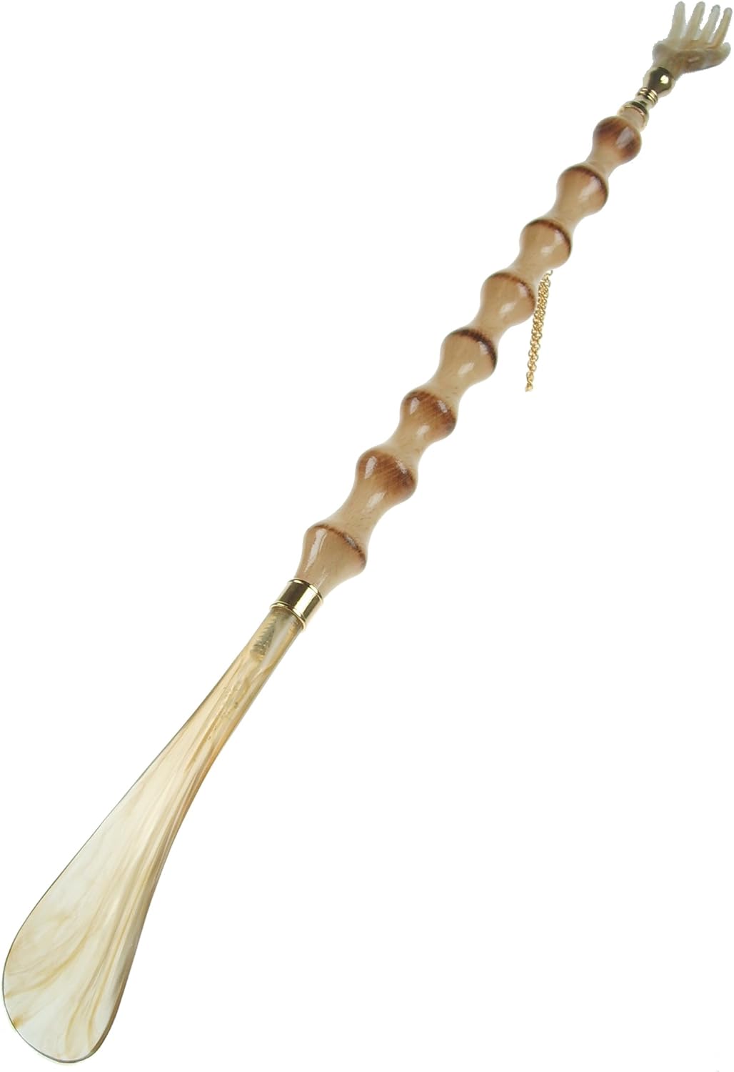 brass shoe horns long handles on Amazon Com Dasco Shoe Horn Hand Shaped Backscratcher 21 5 Health Personal Care